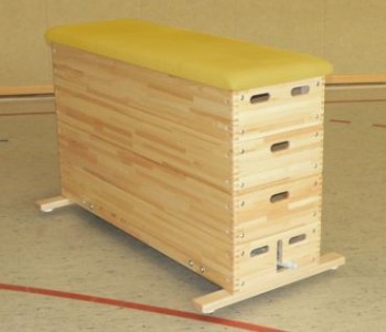 Roweco Sprungkasten kiefer 4-teilig_gelb I TOBA-Sport.Shop